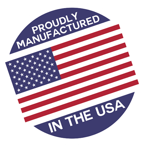 Proudly manufactured in the USA