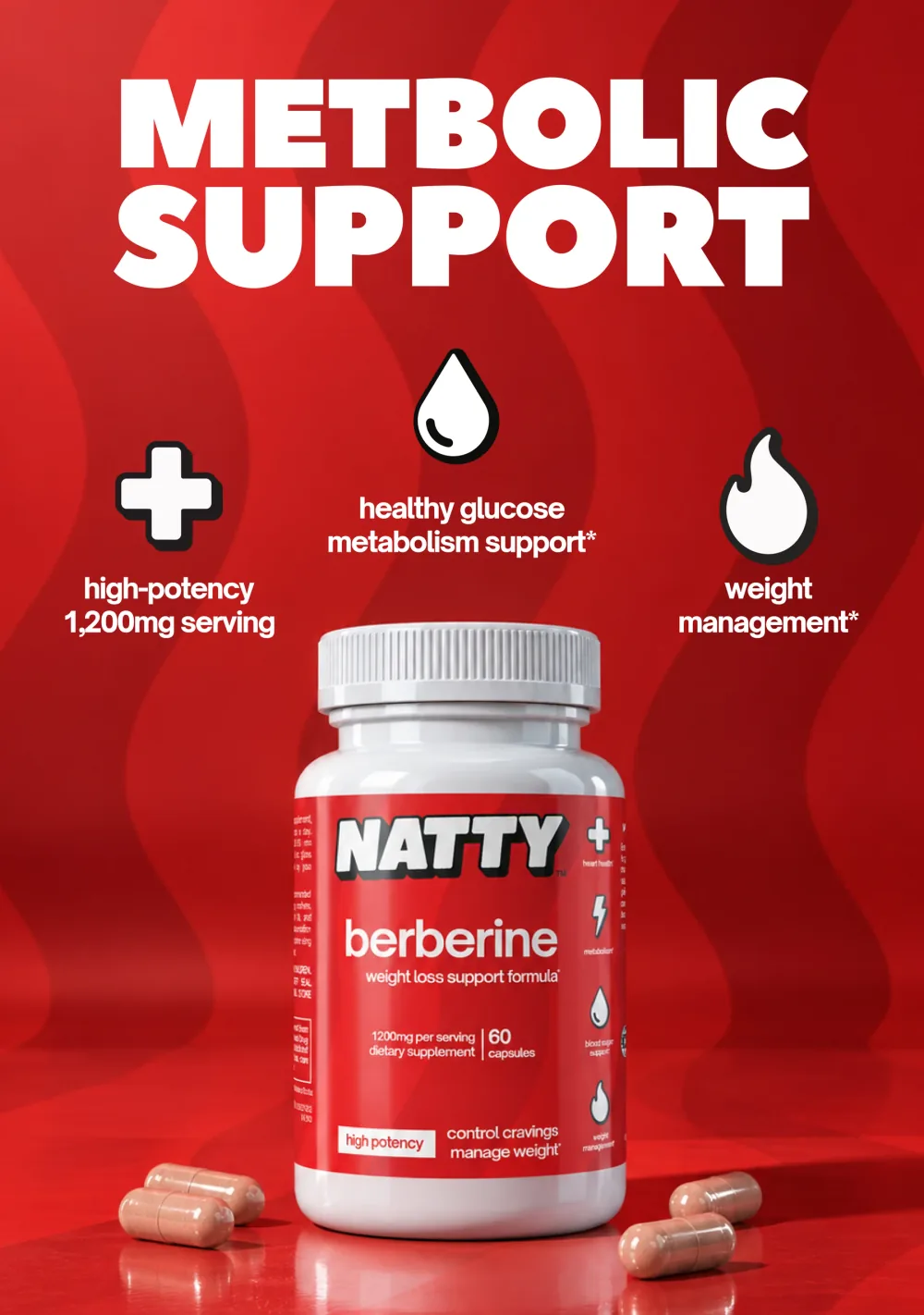 NATTY berberine metabolic support